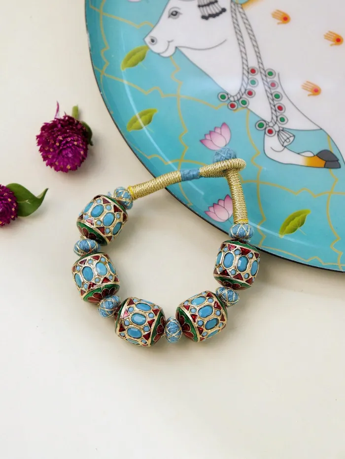 Curio Cottage Bracelets Enamelled Turquoise Bracelet Curio Cottage Bracelets Enamelled Turquoise Bracelet