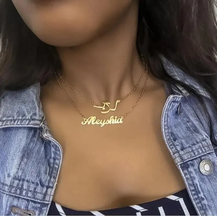 Cute Custom Necklace KHLOE JEWELS Custom Jewelry Necklaces