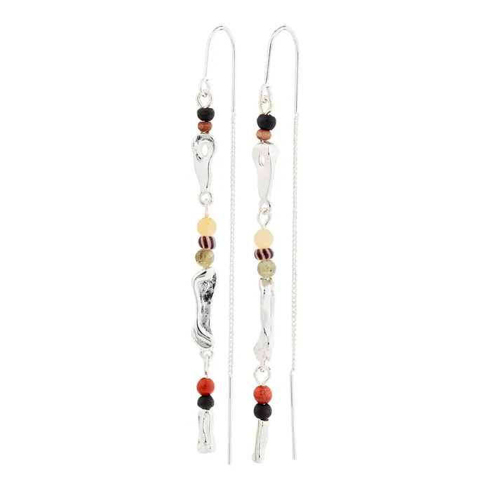 Earrings Pilgrim Dawn Silver Plated Chain Earrings