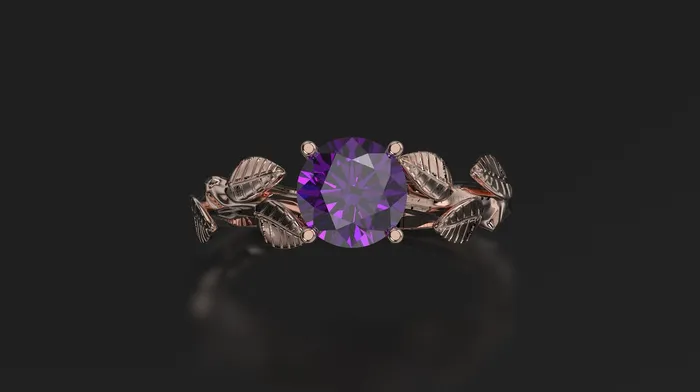 FL LLC Rings Amethyst Leaf Engagement Ring Rose Gold Engagement Ring Amethyst Branch Ring Amethyst Gold Rose Gold Amethyst Ring FL LLC Rings Amethyst Leaf Engagement Ring Rose Gold Engagement Ring Amethyst Branch Ring Amethyst Gold Rose Gold Amethyst Ring