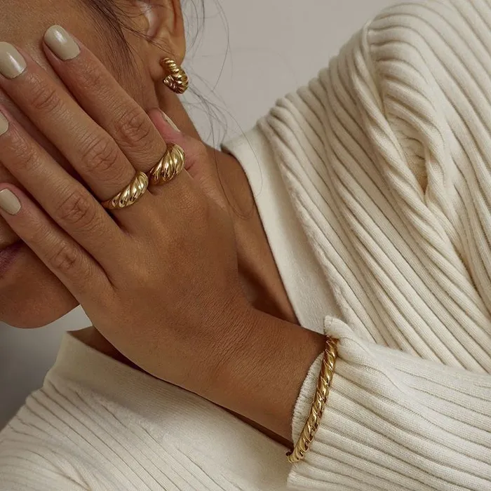 KHLOE JEWELS Crescent Ring Rings
