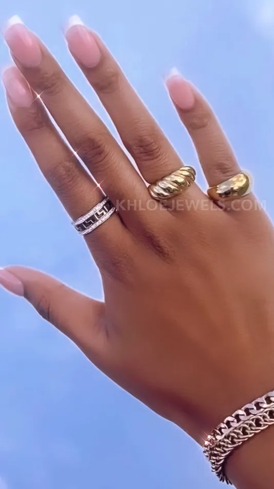 KHLOE JEWELS Crescent Ring Rings