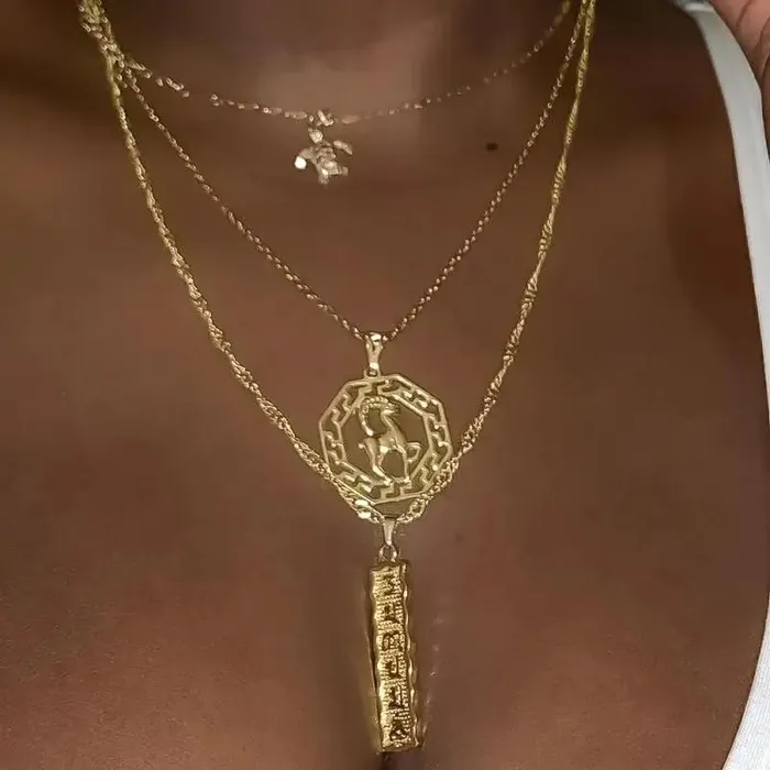 KHLOE JEWELS Necklaces Athena Zodiac Necklace KHLOE JEWELS Necklaces Athena Zodiac Necklace