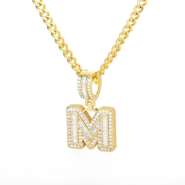 KHLOE JEWELS Necklaces Azzam CZ Initial Necklace