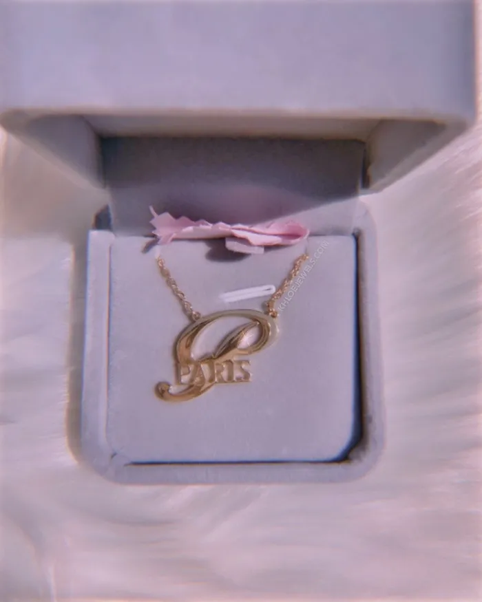 Necklaces KHLOE JEWELS Custom Jewelry Big Initial Custom Name Necklace