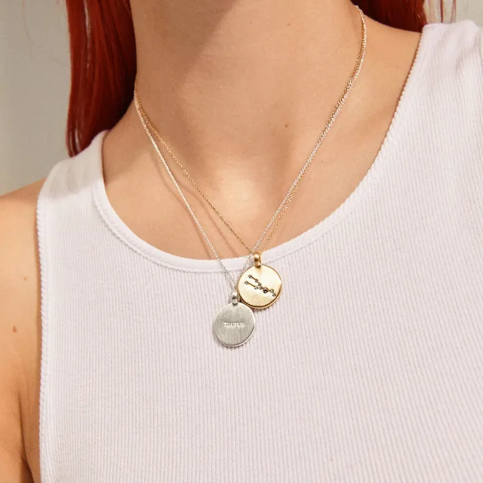Necklaces Pilgrim Cancer Star Sign Gold Plated Necklace