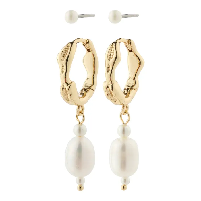 Pilgrim Earrings Constance Gold Plated Earring Set