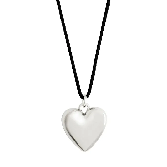 Pilgrim Necklaces Reflect Silver Plated Heart Necklace