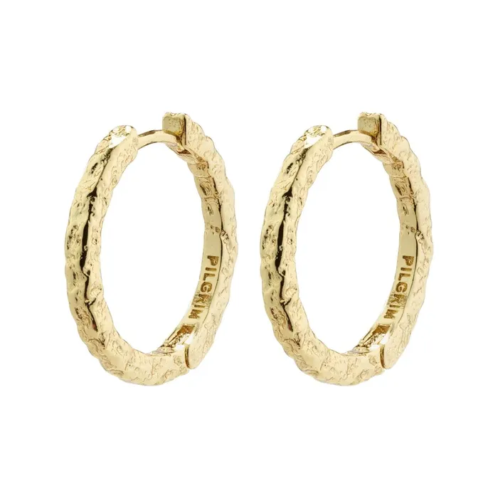 PreStyled Sets Elanor Gold Plated Hoops Pilgrim