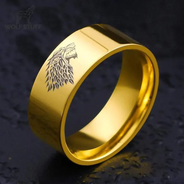 Rings Wolf Stuff Game of Thrones Ring