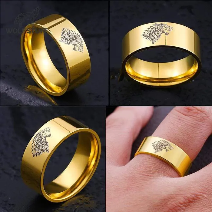 Rings Wolf Stuff Game of Thrones Ring