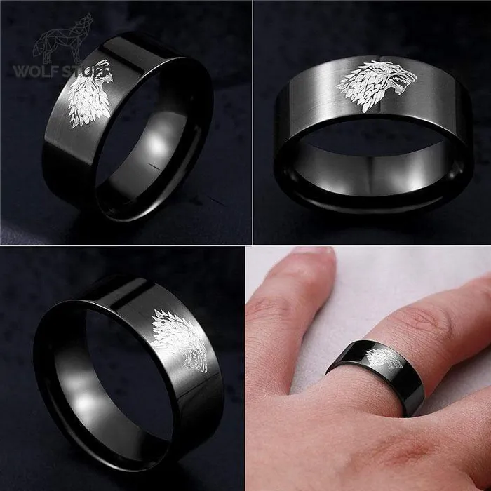 Rings Wolf Stuff Game of Thrones Ring