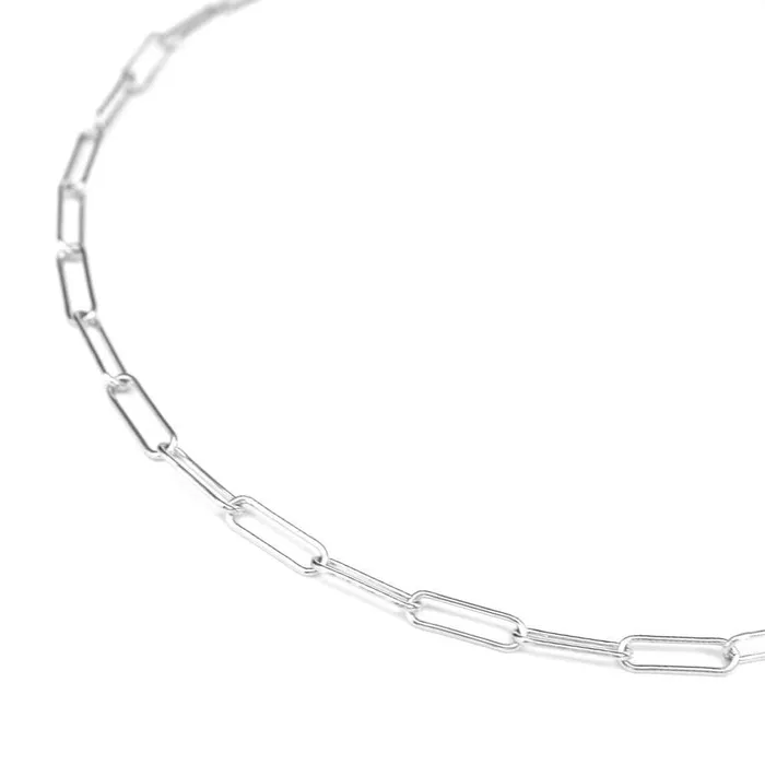 WellDunn Necklaces Clippy Silver Necklace