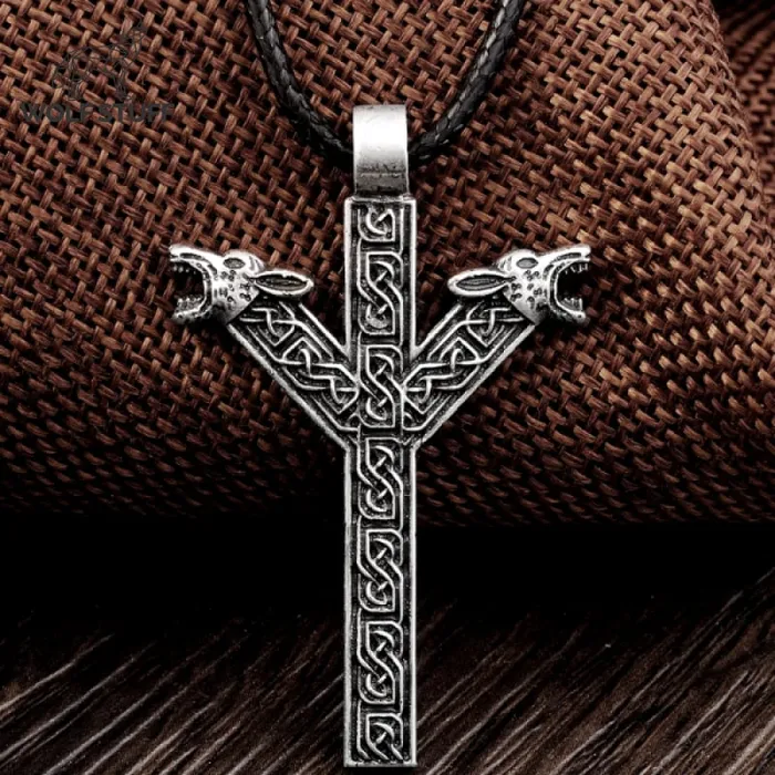 Wolf Stuff Algiz Rune Necklace Necklaces
