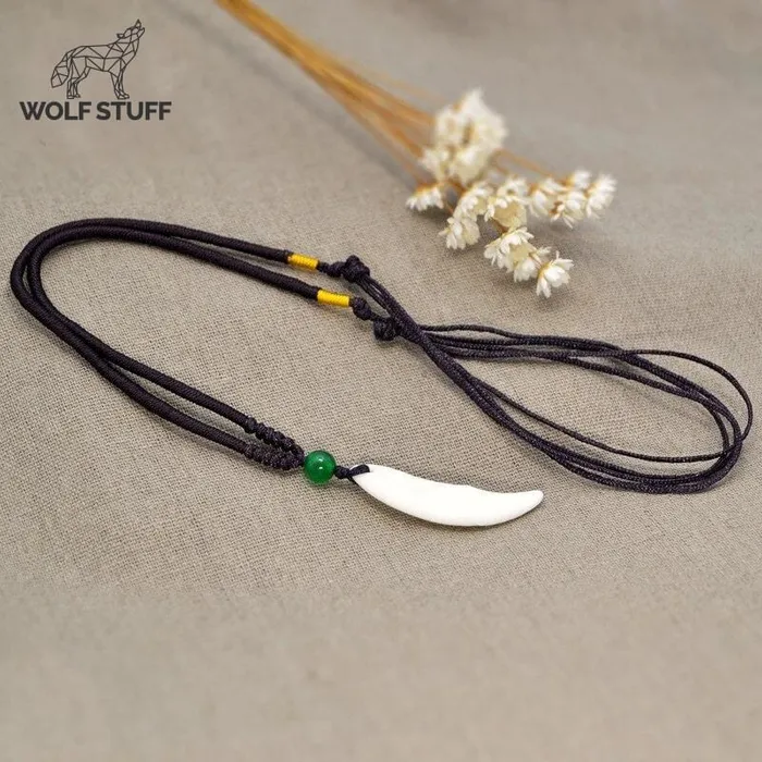 Wolf Stuff Necklaces Animal Tooth Necklace